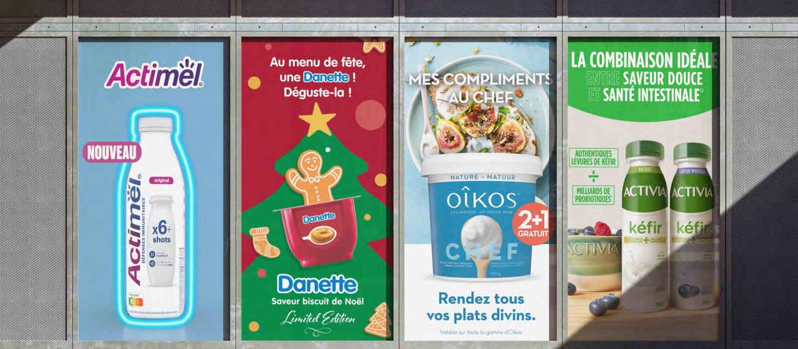 Campagnes D.O.O.H. : écrans shopper et réseaux sociaux