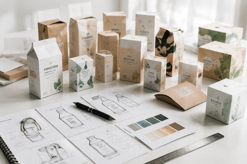 Packaging artisanal en développement pour une PME
