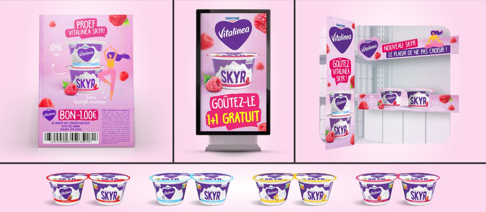 Vitalinea Skyr : identité de gamme et lancement